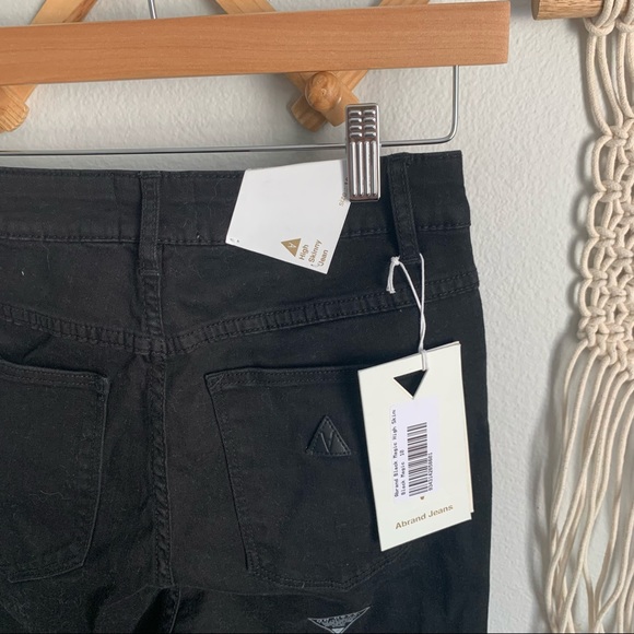 NWT Abrand Black Magic High Skinny Ankle Jeans - Picture 5 of 6